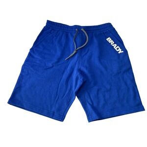 Brady Brand Live Train Mens Blue Fleece Sweat Shorts‎ Size Medium New